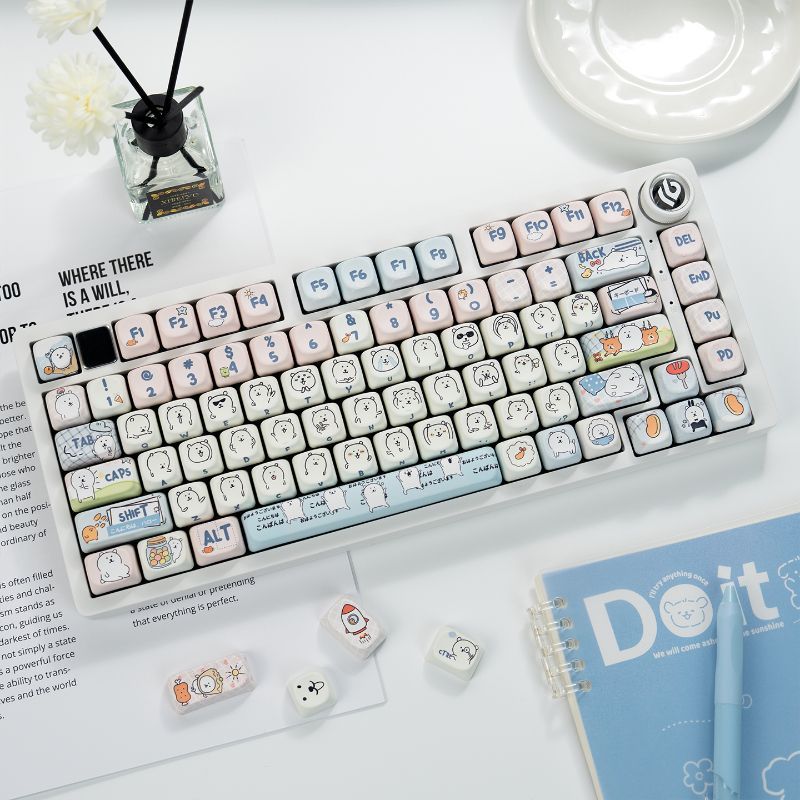 Keyboard Tenkeyless - Lindas Teclas PBT con Diseño de