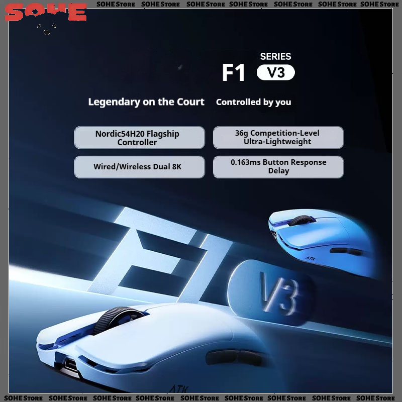Ultimate Esports Gaming - Ratón Inalámbrico para Juegos ATK Blazing