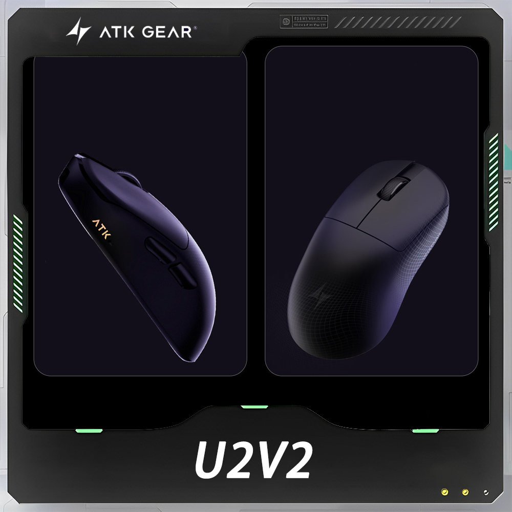 Ultimate Esports Gaming - Ratón Inalámbrico ATK U2V2 Ultimate/MINI Plus,