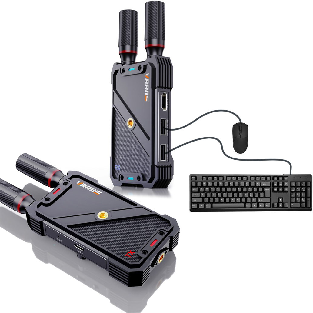 Keyboard Tenkeyless - VRRIIS WL082K 400m extensor inalámbrico HDMI