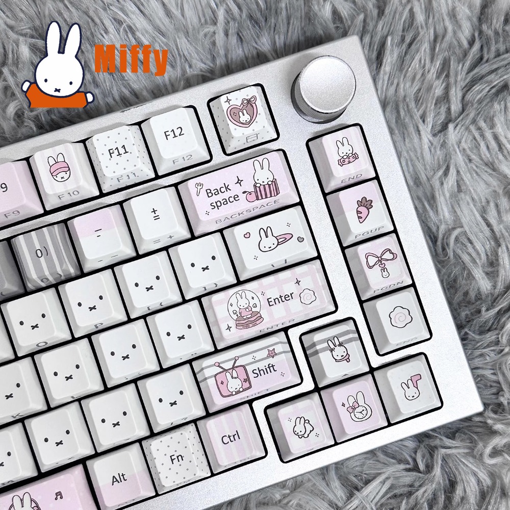 Set de Teclas Kawaii Miffy par - Keyboard Tenkeyless reseña y precio