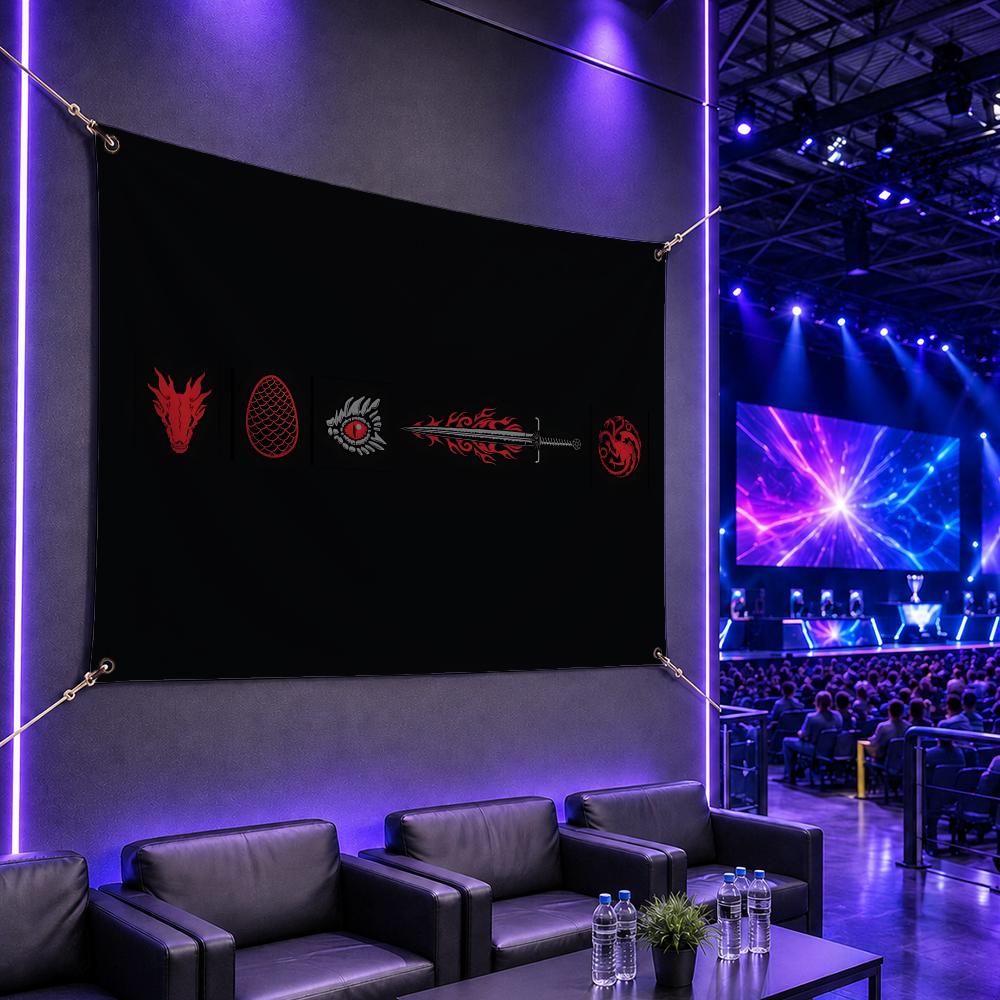 Banderas del famoso clan H-Hou - Esports Gaming Houses reseña y precio