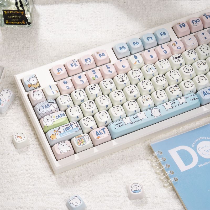 Lindas Teclas PBT con Diseño d - Keyboard Tenkeyless reseña y precio