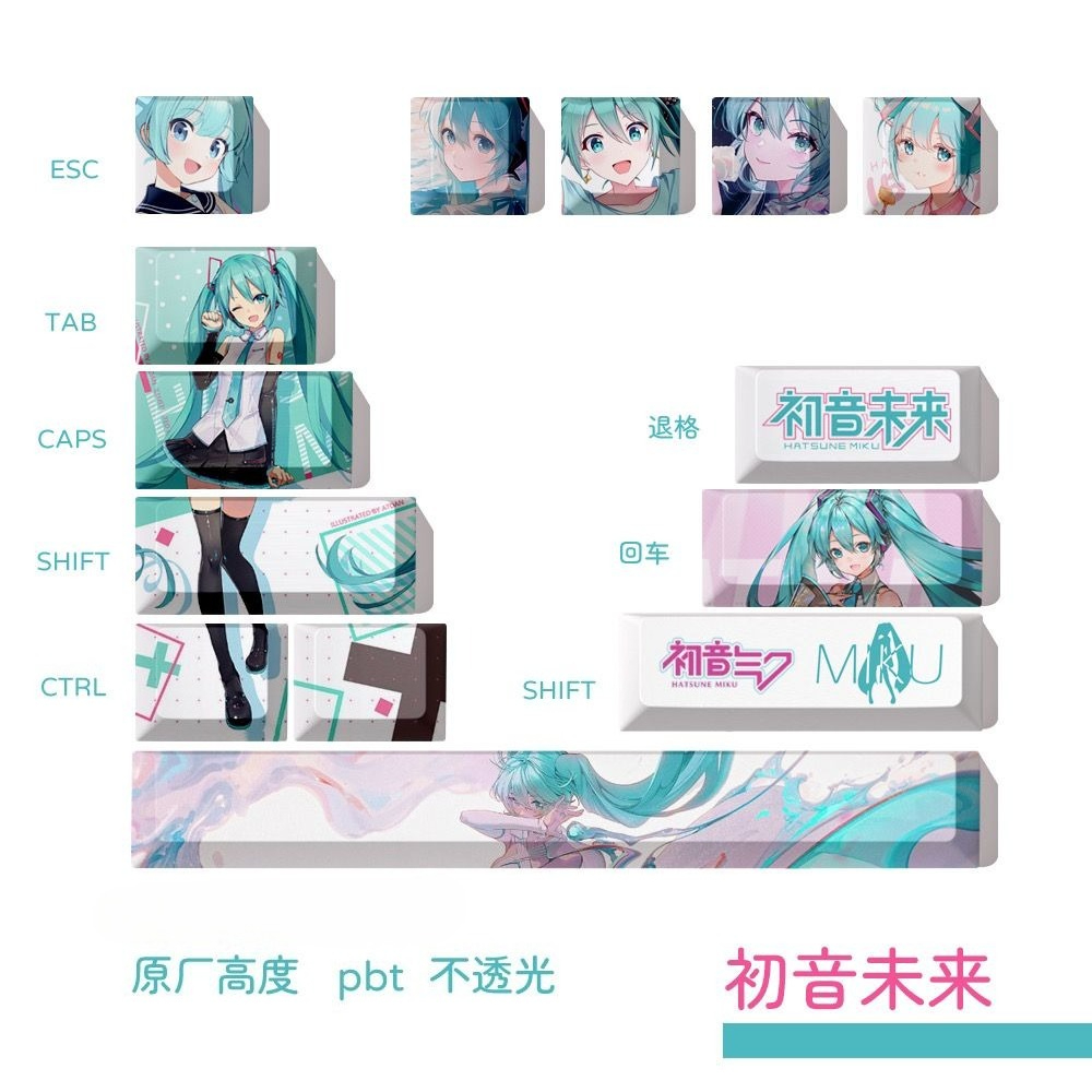 Teclas Hatsune Miku, Teclas de - Keyboard Tenkeyless reseña y precio
