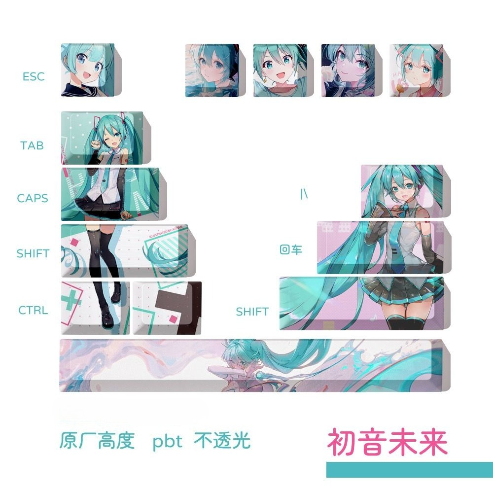 Teclas Hatsune Miku, Teclas de - Keyboard Tenkeyless reseña y precio