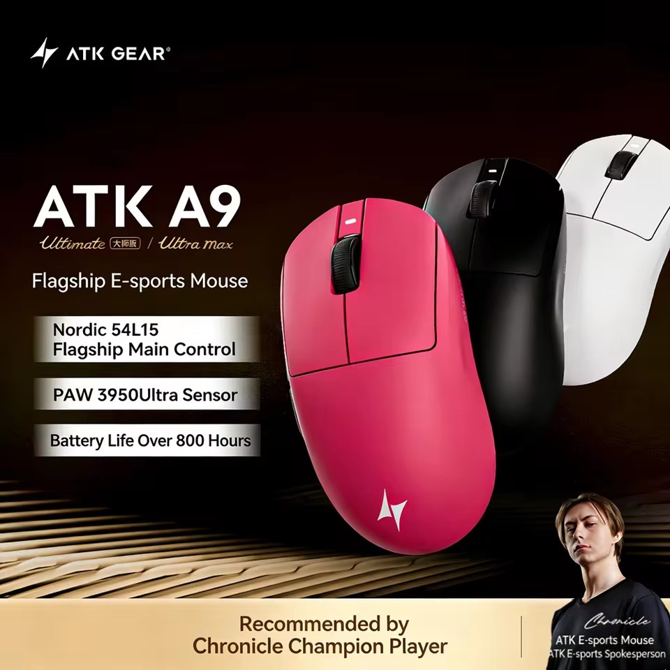 Ratón para Juegos ATK A9 Air U - Ultimate Esports Gaming reseña y precio