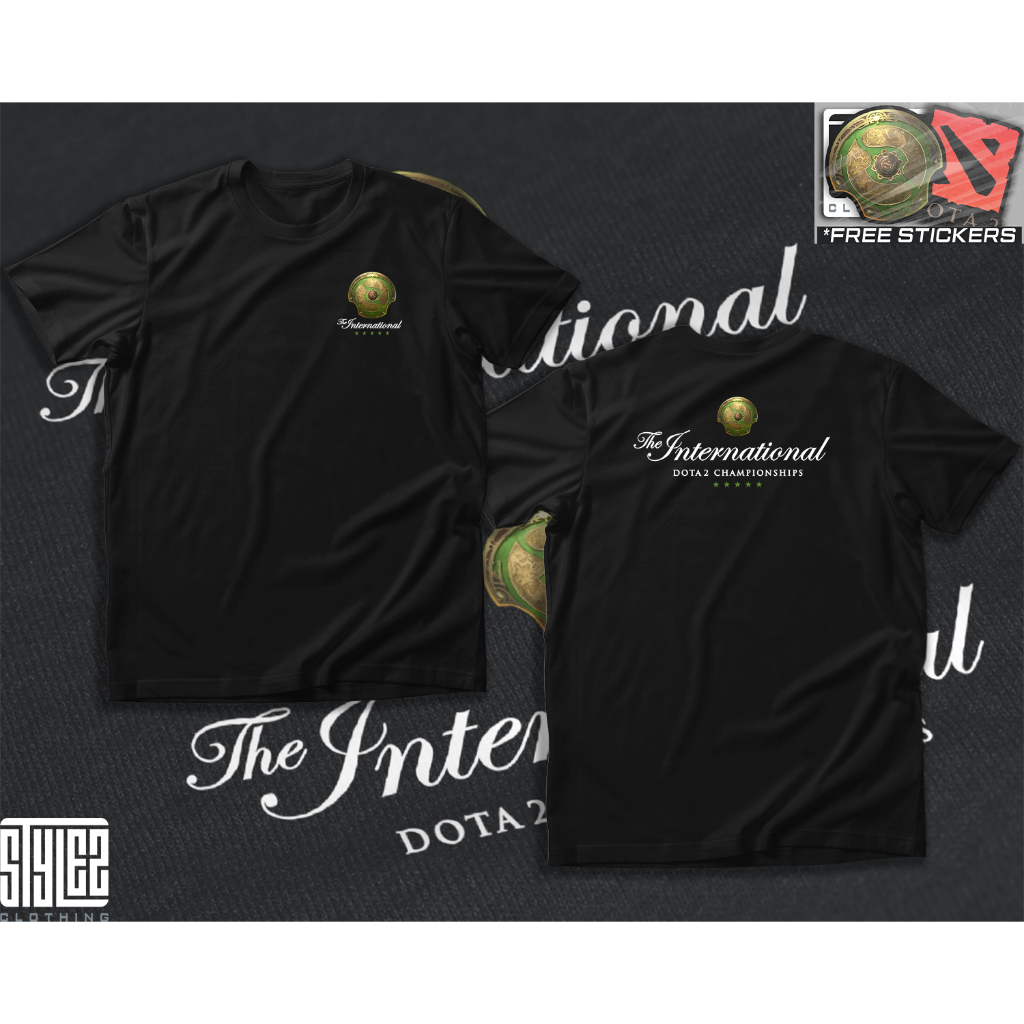 Camiseta Dota2 TI The Internat - Esports Gaming Shirts reseña y precio