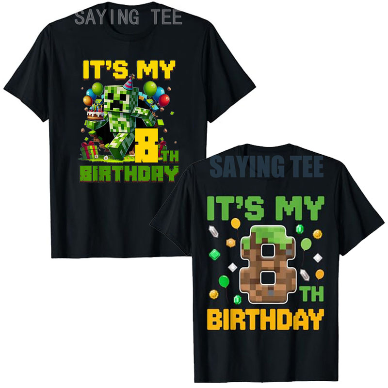 Cumpleaños niño es mi 8 cumple - Esports Gaming Shirts reseña y precio